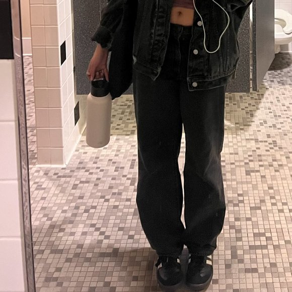 LEVIS DAD JEANS - BLACK - Picture 4 of 4